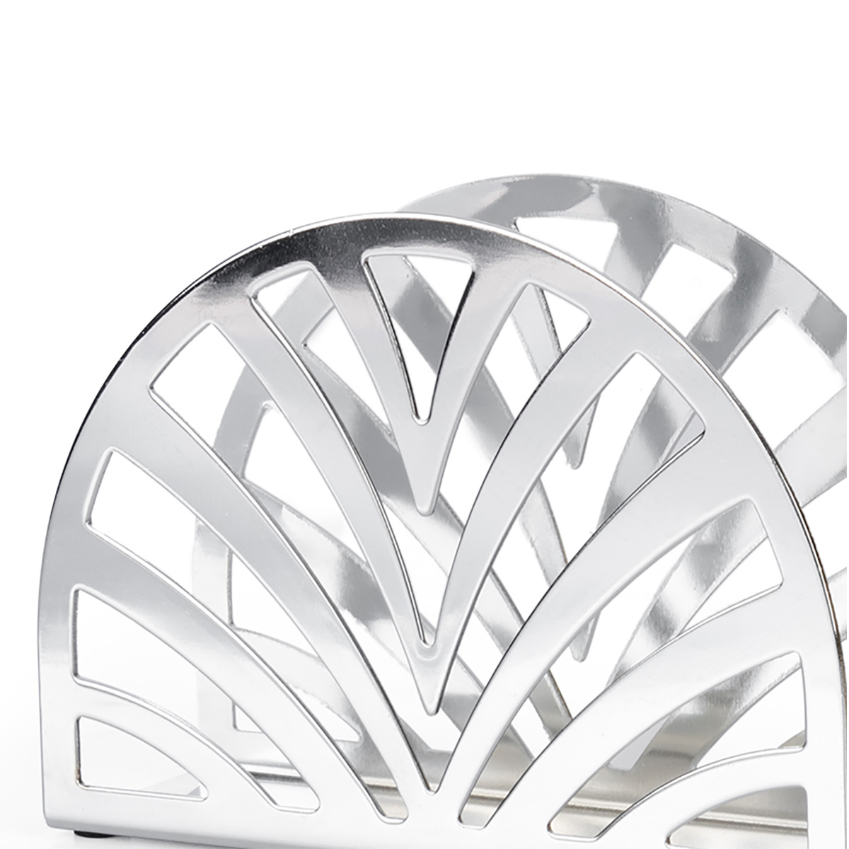 Servilletero Plateado De Metal Crown Baccara image number null