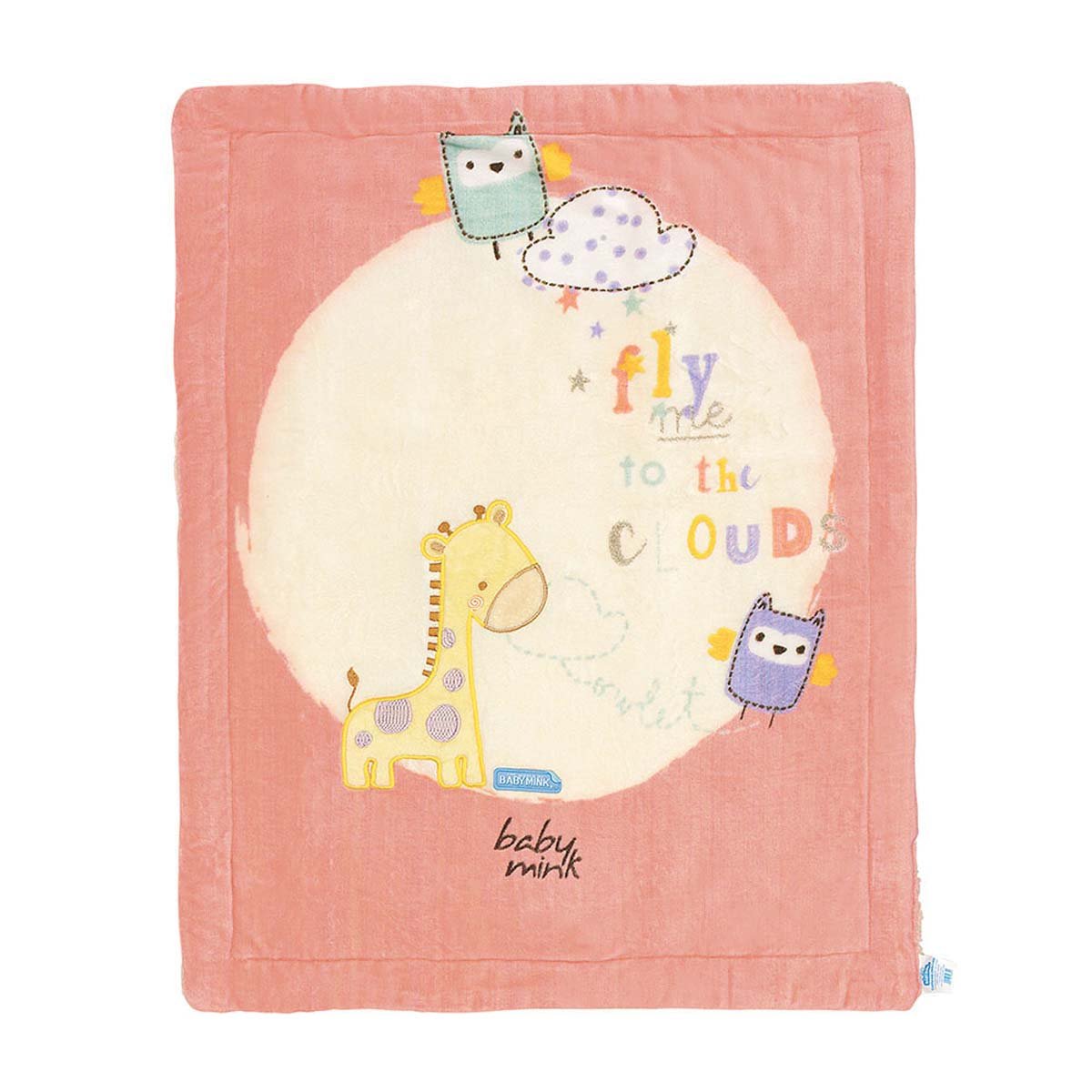 Cobertor Conformink Chiko Luxy Rosa Fly&nbsp;Baby Mink&nbsp;&nbsp;&nbsp;&nbsp;&nbsp;&nbsp; image number null
