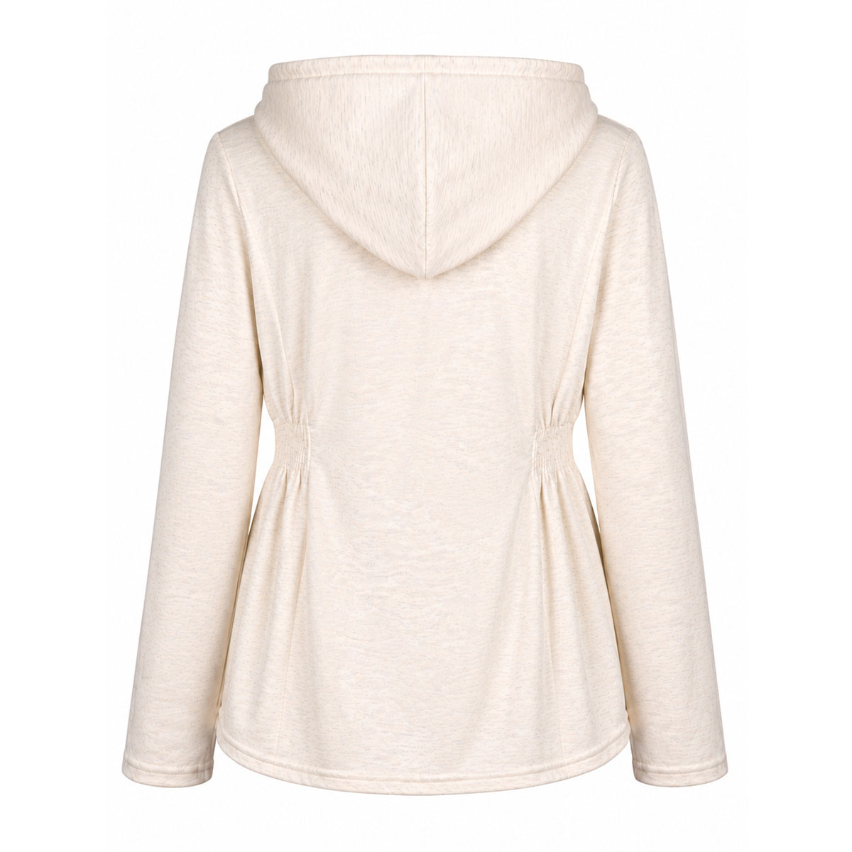 Sudadera Con Puntada Smock En Costados Doma Fashion Para Mujer Curvy image number null