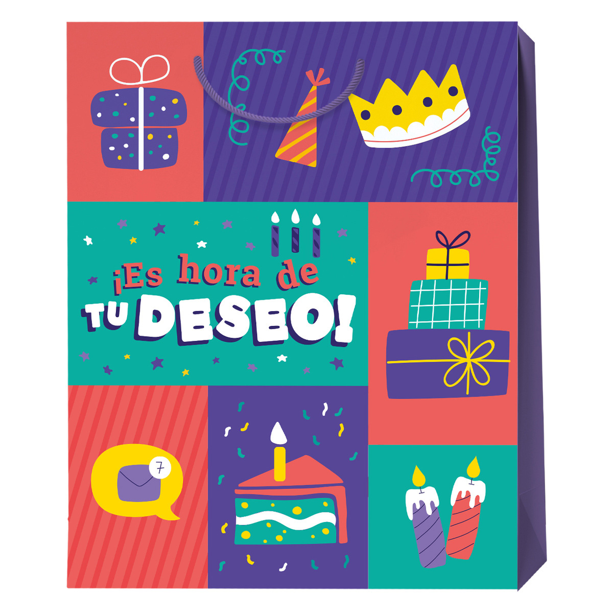 Bolsa Mediana Cumplea&ntilde;os Mate Varios Modelos 1 Pieza image number null