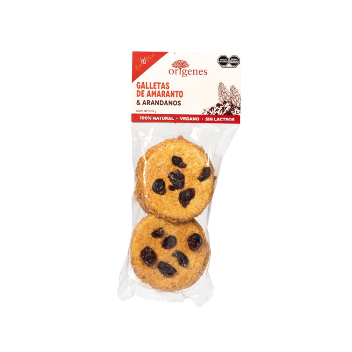 &nbsp;Galleta De Amaranto Con Arandanos Origenes image number null