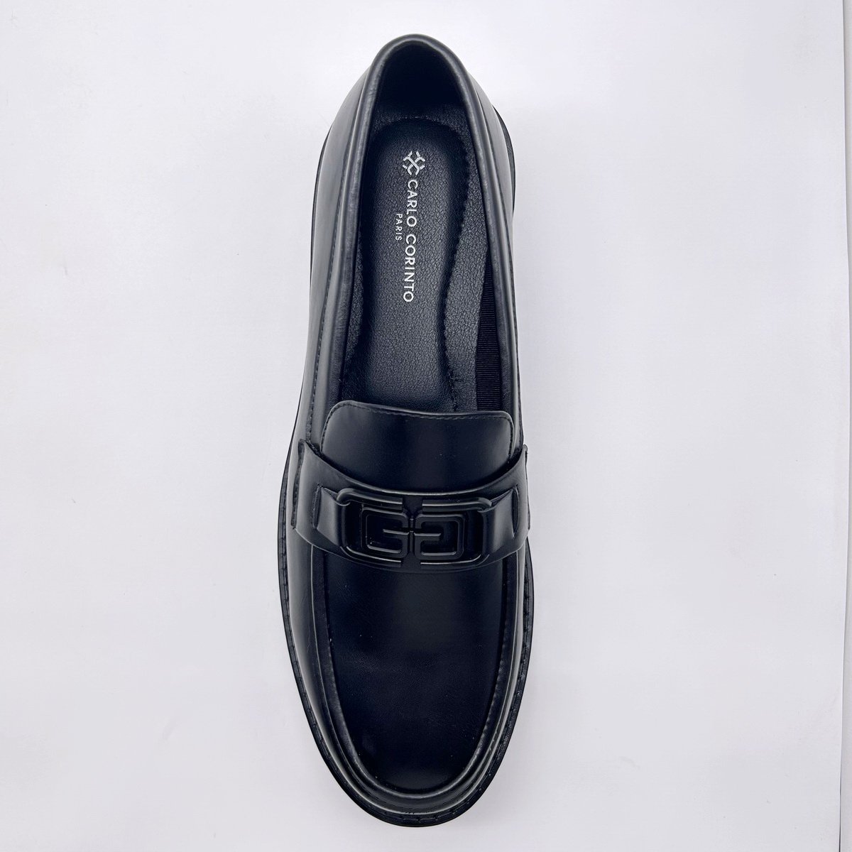 Mocasin negro Carlo Corinto para hombre image number null
