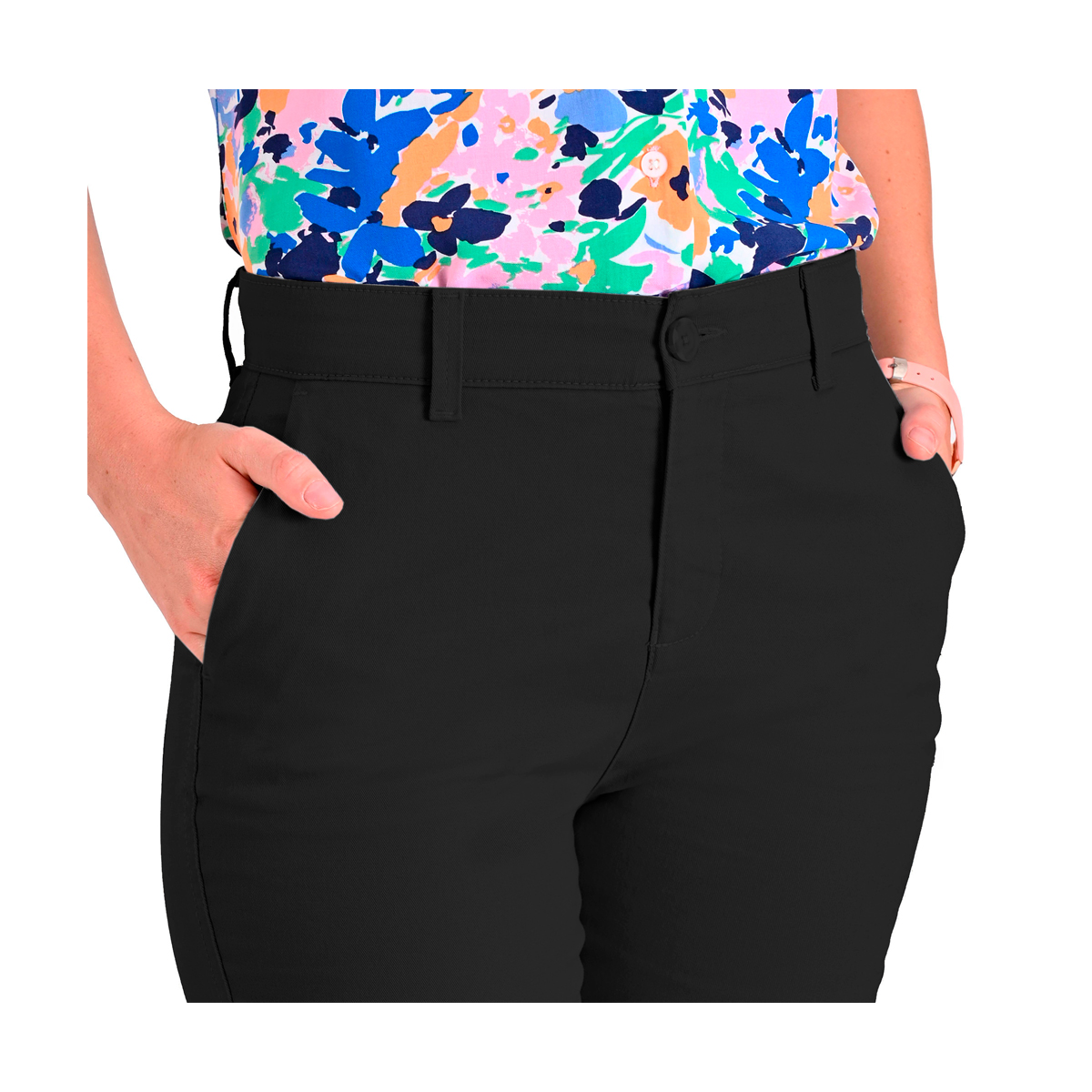 Pantal&oacute;n Casual Sin Pinza Slim Supply Para Mujer Casual image number null