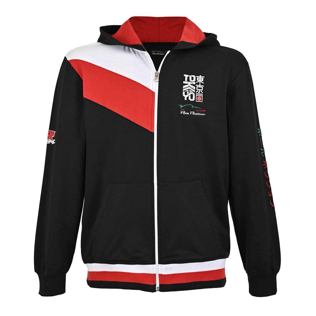 Sudadera Negra Tokio Pole Position para Hombre image number null