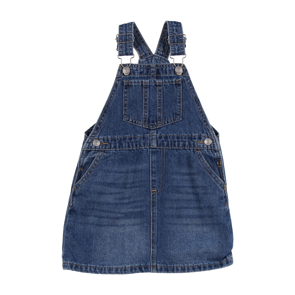 Jumper Overol Mezclilla Jeanious Toddler para Ni&ntilde;a image number null