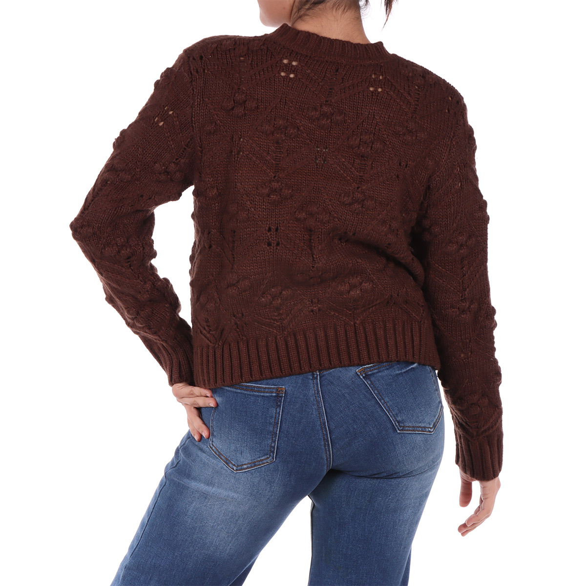 Su&eacute;ter Tejido de Chenille Arqueology para Mujer image number null