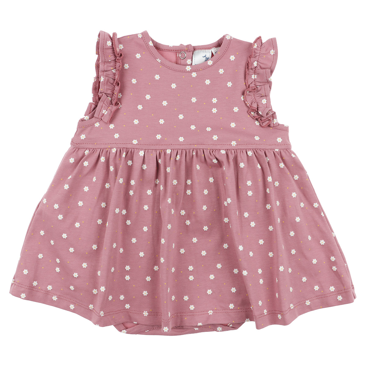 Vestido Pa&ntilde;alero de Flores Algod&oacute;n Carosello Beb&eacute; Ni&ntilde;a image number null