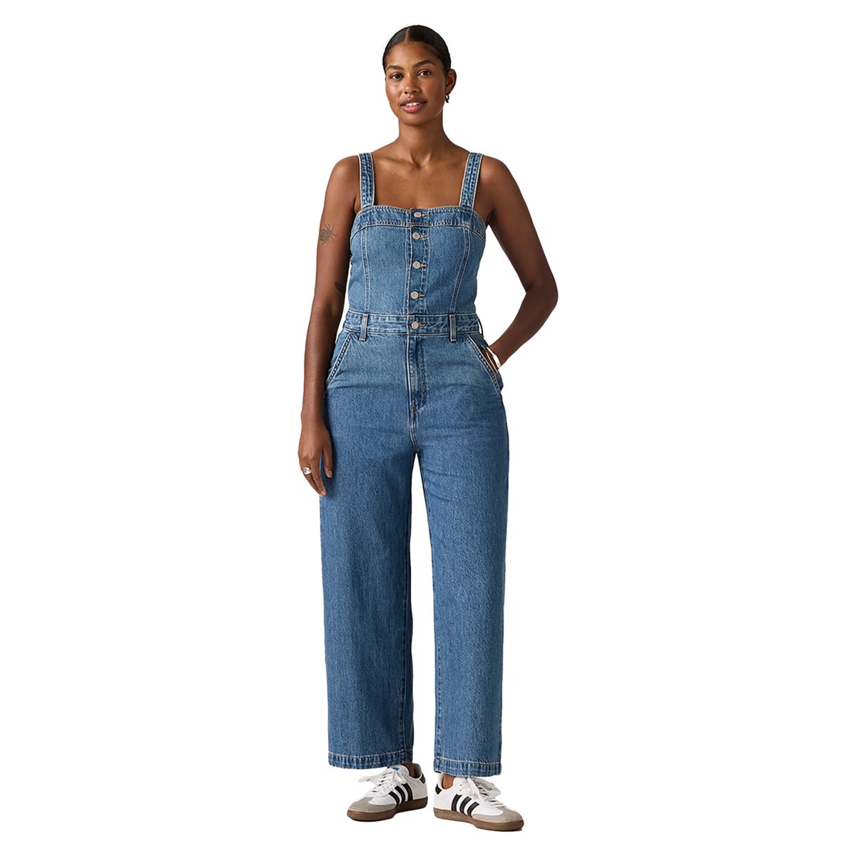 Jumsuit regular de mezclilla Levis Misses para Mujer image number null