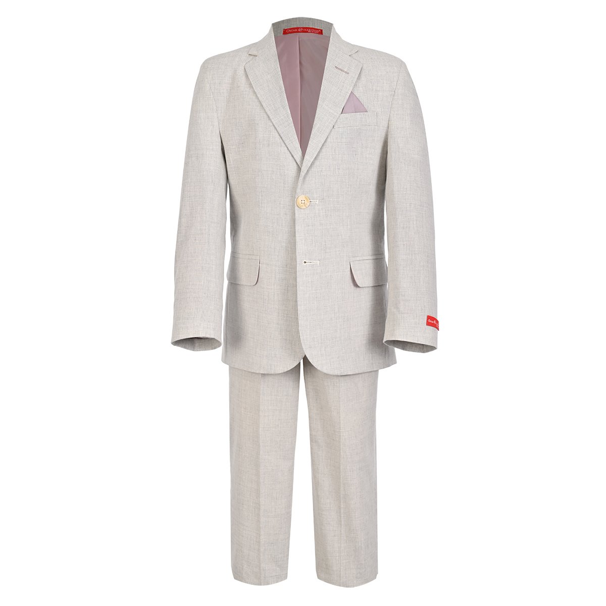Traje 2Pzas Cuadros Beige Para Ni&ntilde;o image number null