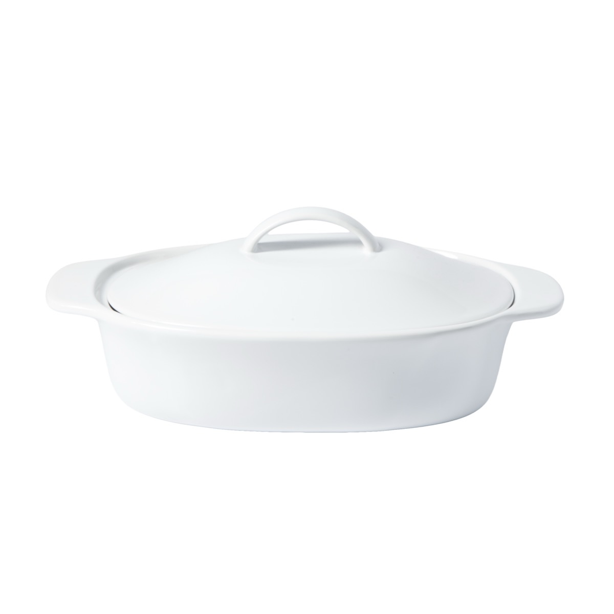 CAZUELA CERAMICA BLANCA REJILLA METAL image number null