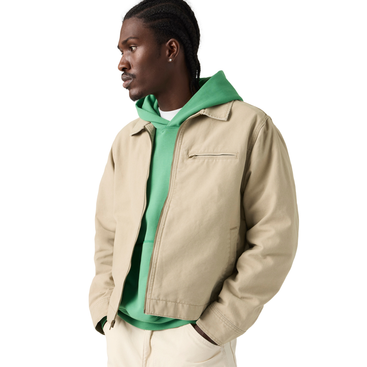 Levi&rsquo;s&reg; Chamarra Crop Cristobal Garage Relaxed Fit para Hombre image number null