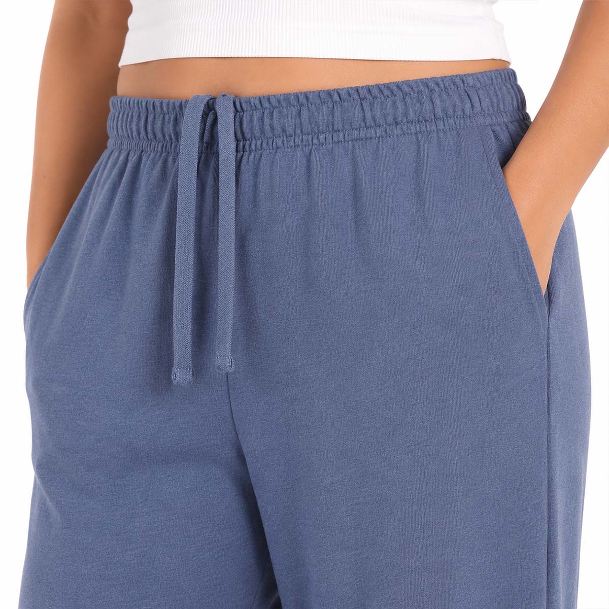 Pants French Terry Resorte en Cintura Jeanious para Mujer Curvy image number null