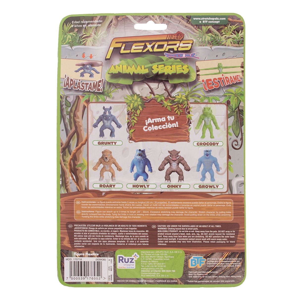 Figura Animal Series 6 Flexors &iexcl;Colecci&oacute;nalos Todos!" image number null
