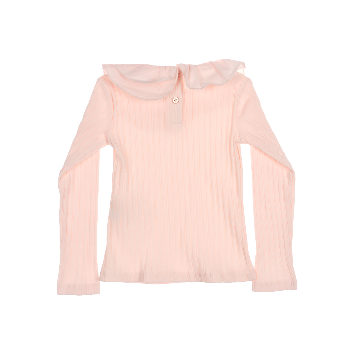Blusa Manga Larga Acanalada Volantes OVS para Toddler Ni&ntilde;a image number null