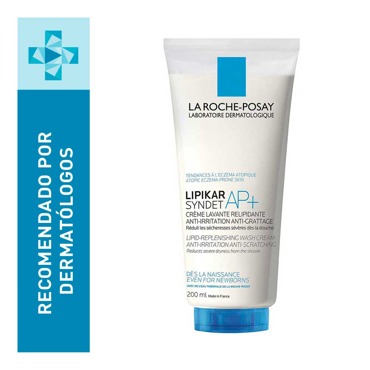 Jab&oacute;n l&iacute;quido La Roche Posay Lipikar Syndet AP+ para Siel Seca o At&oacute;pica 200 ml image number null