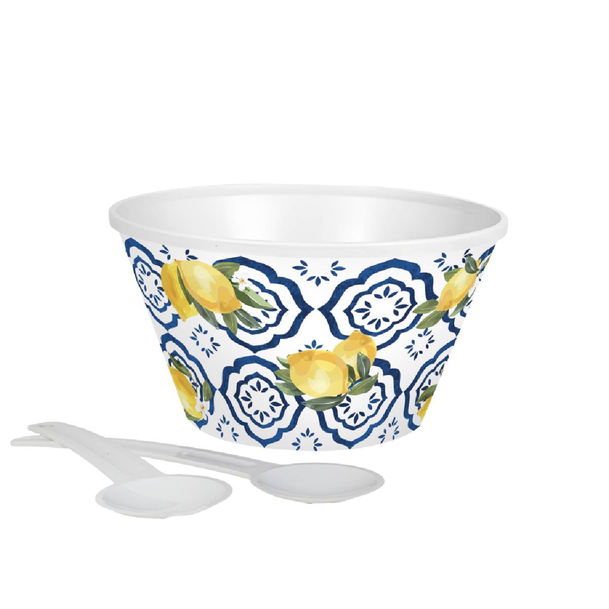 Cuenco Grande Decorado 4.6 Lt Con Cuchara Herevin image number null