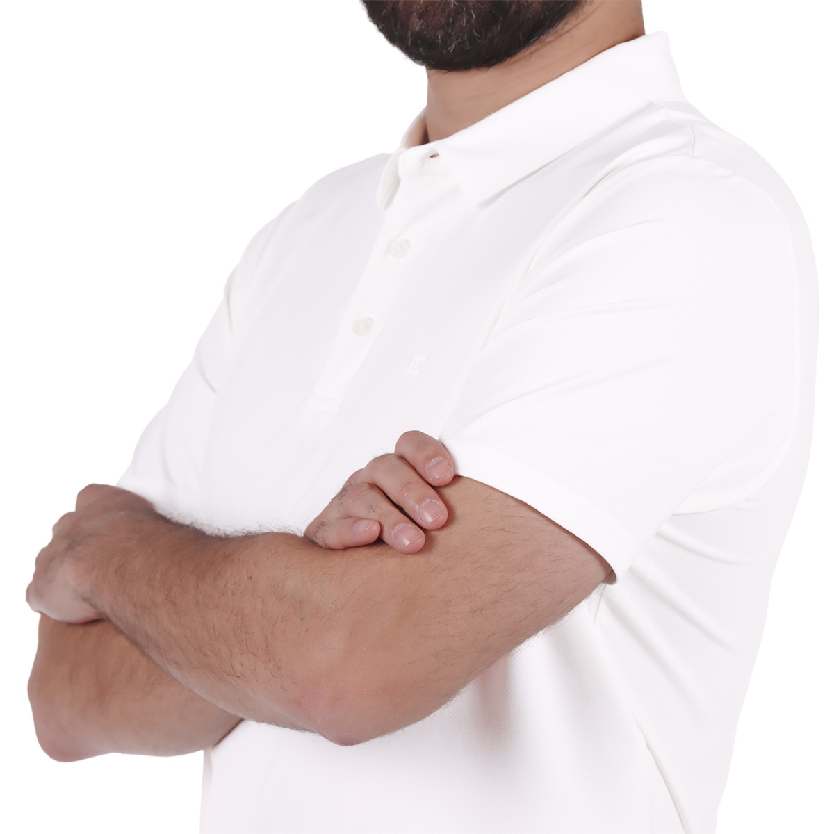 Playera Polo Blanca Manga Corta Ted Lapidus para Hombre image number null