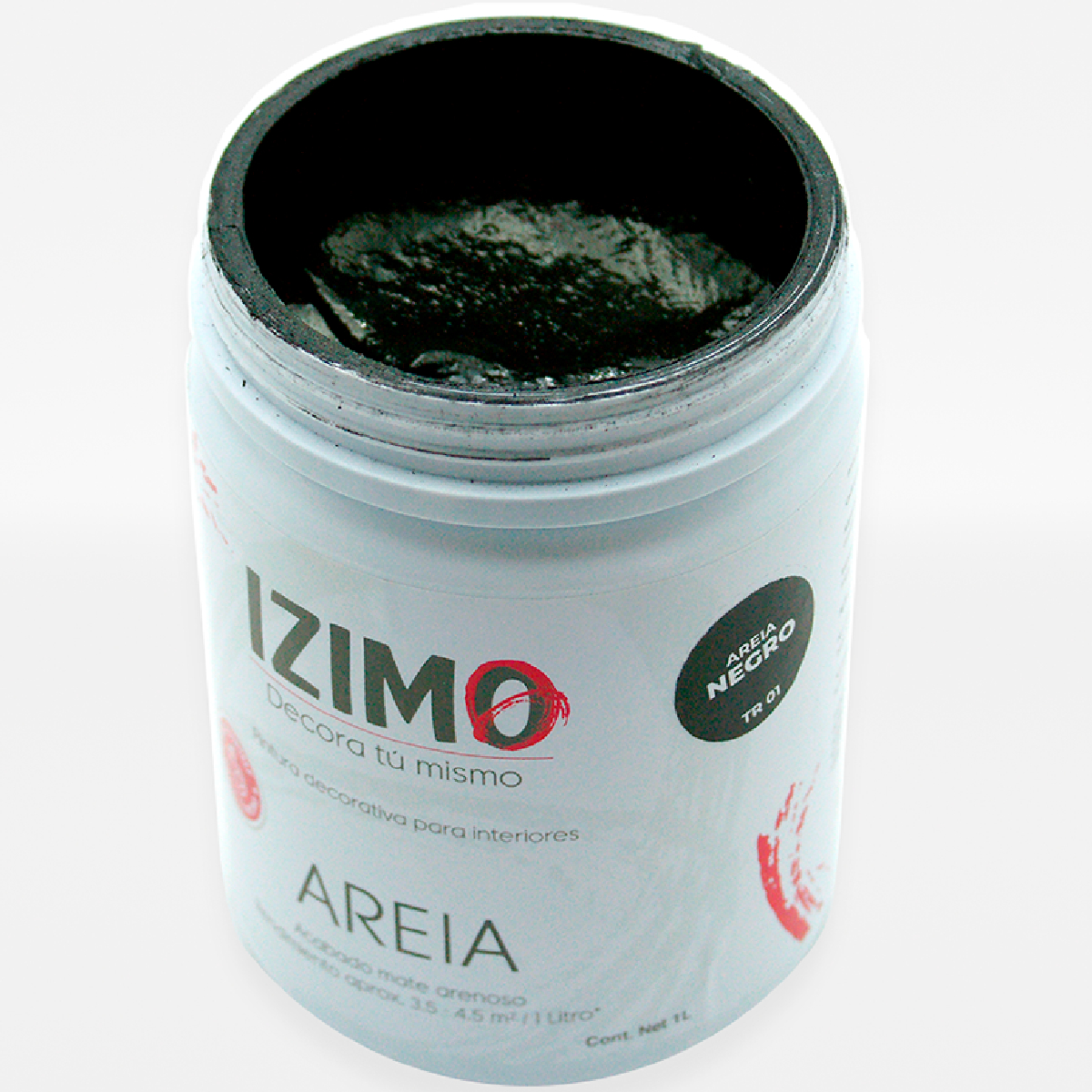 Pintura Texturizada Areia Negro IZIMO image number null