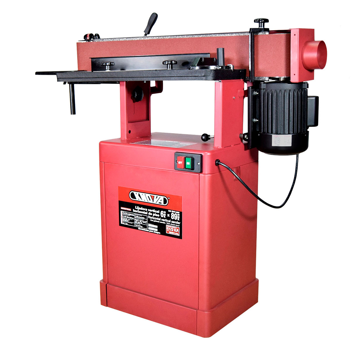 Lijadora Horizontal y Vertical Profesional de  "6 X 89" KN BHV-689  Knova image number null