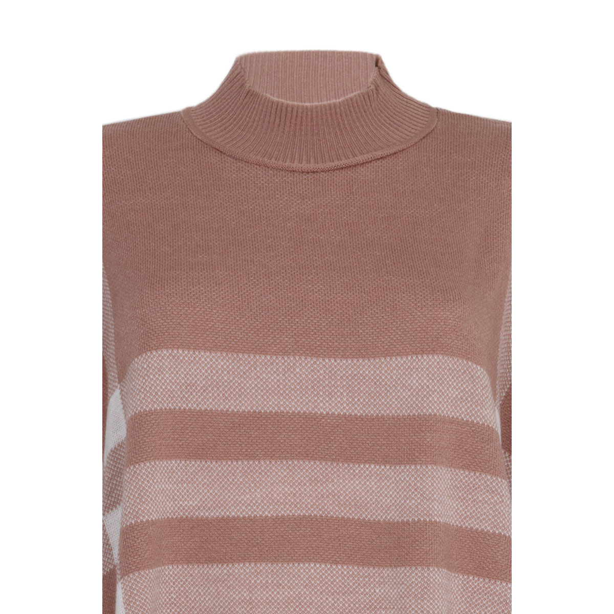 Poncho Combinado Con Mangas Mikerinos Para Mujer Casual image number null