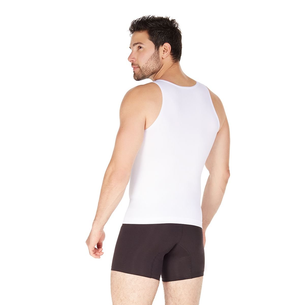 Camiseta Faja Blanca Control Medio Geordi para Hombre image number null