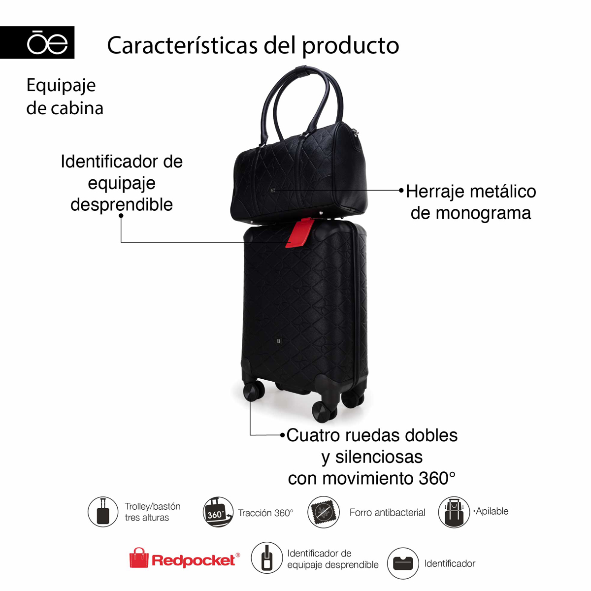 Set de Viaje Cloe Hs Ajaris Negro image number null