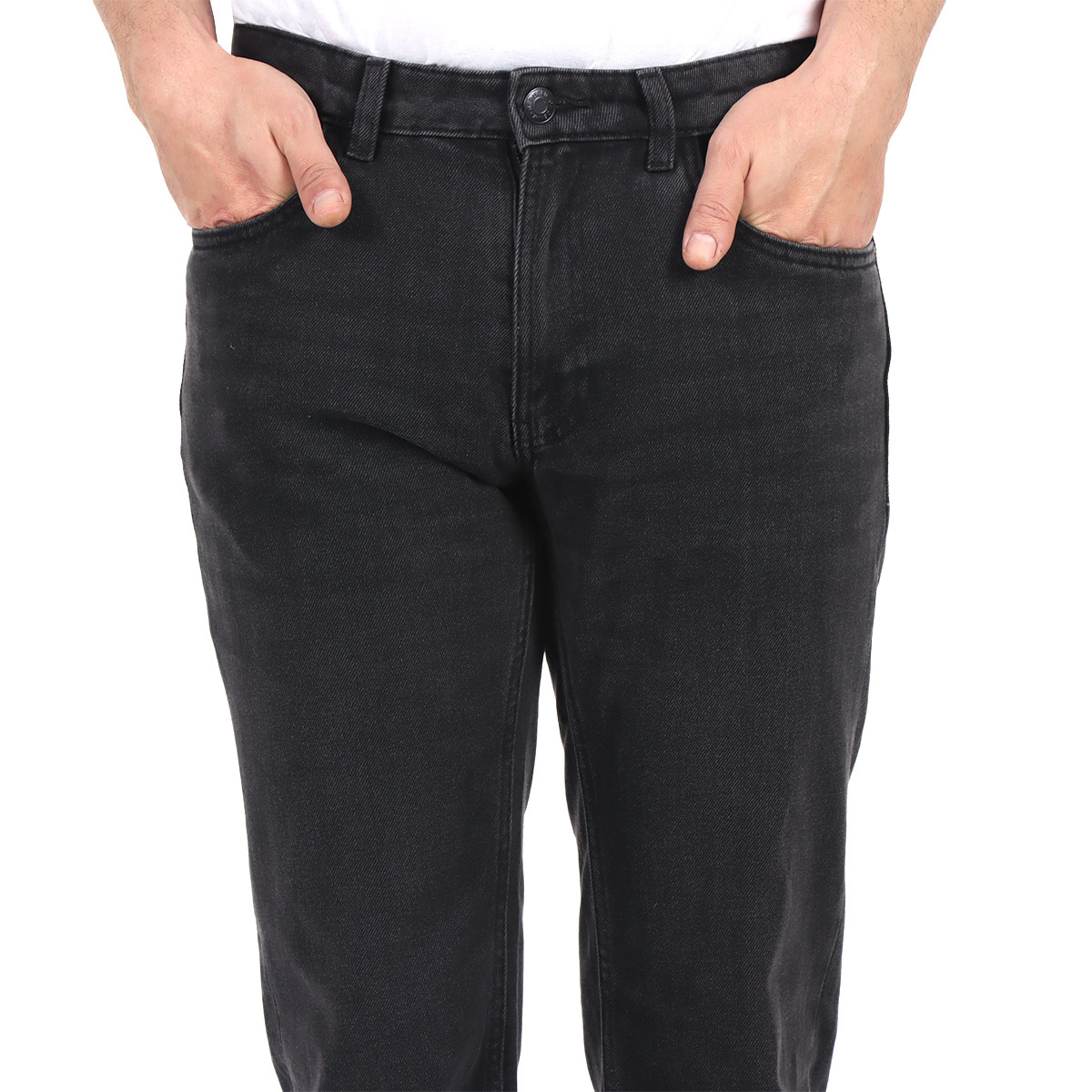 Jeans Negro Regular Fit Pierna Recta OVS para Hombre Negro image number null