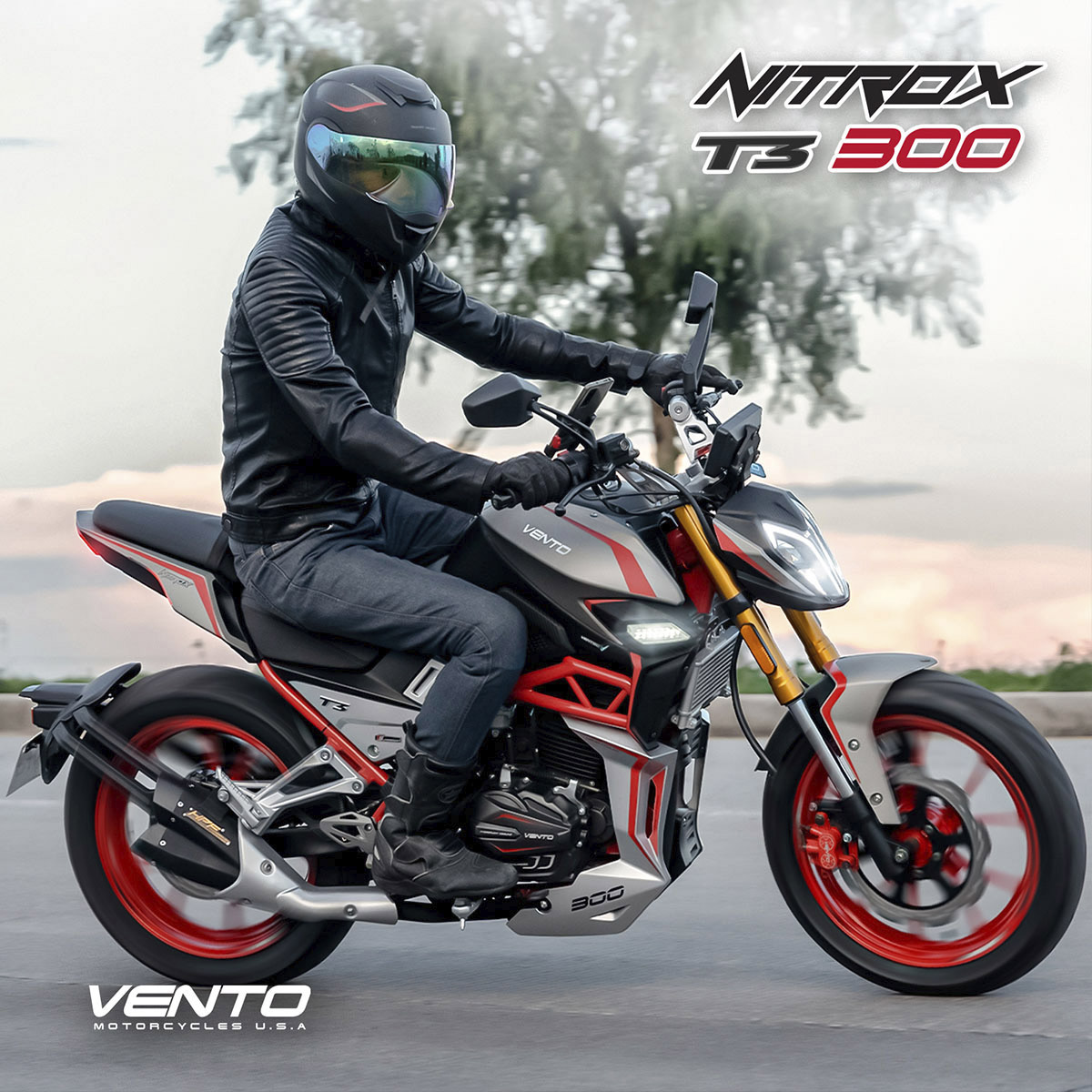 Motocicleta Vento Nitrox T3 300 2025 image number null