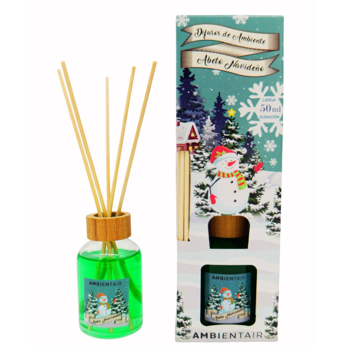 Mikado Abeto Mu&ntilde;eco De Nieve 50Ml AMBIENTAIR image number null