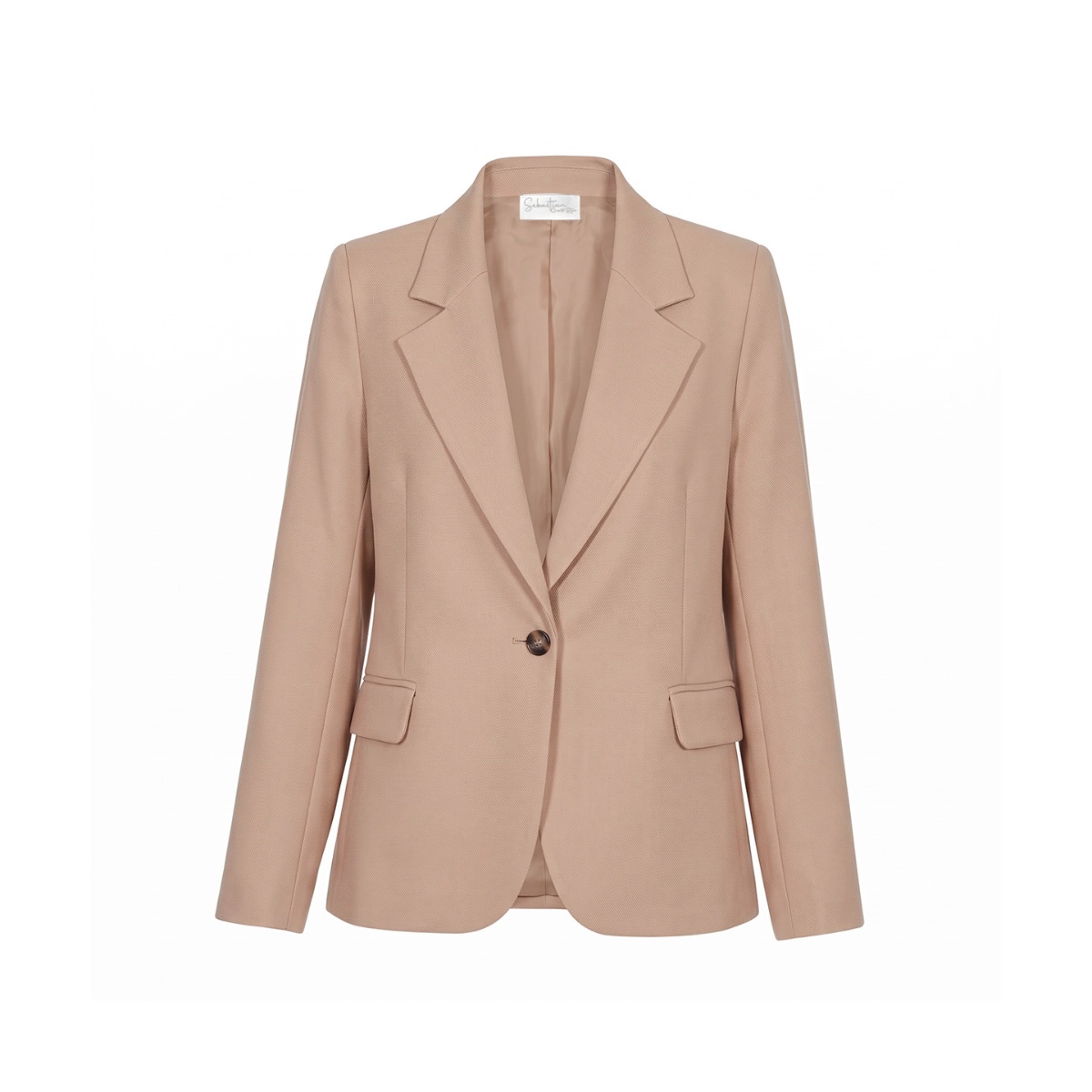 Blazer Con Boton Manga 3/4 San Sebastian Para Mujer Petite image number null