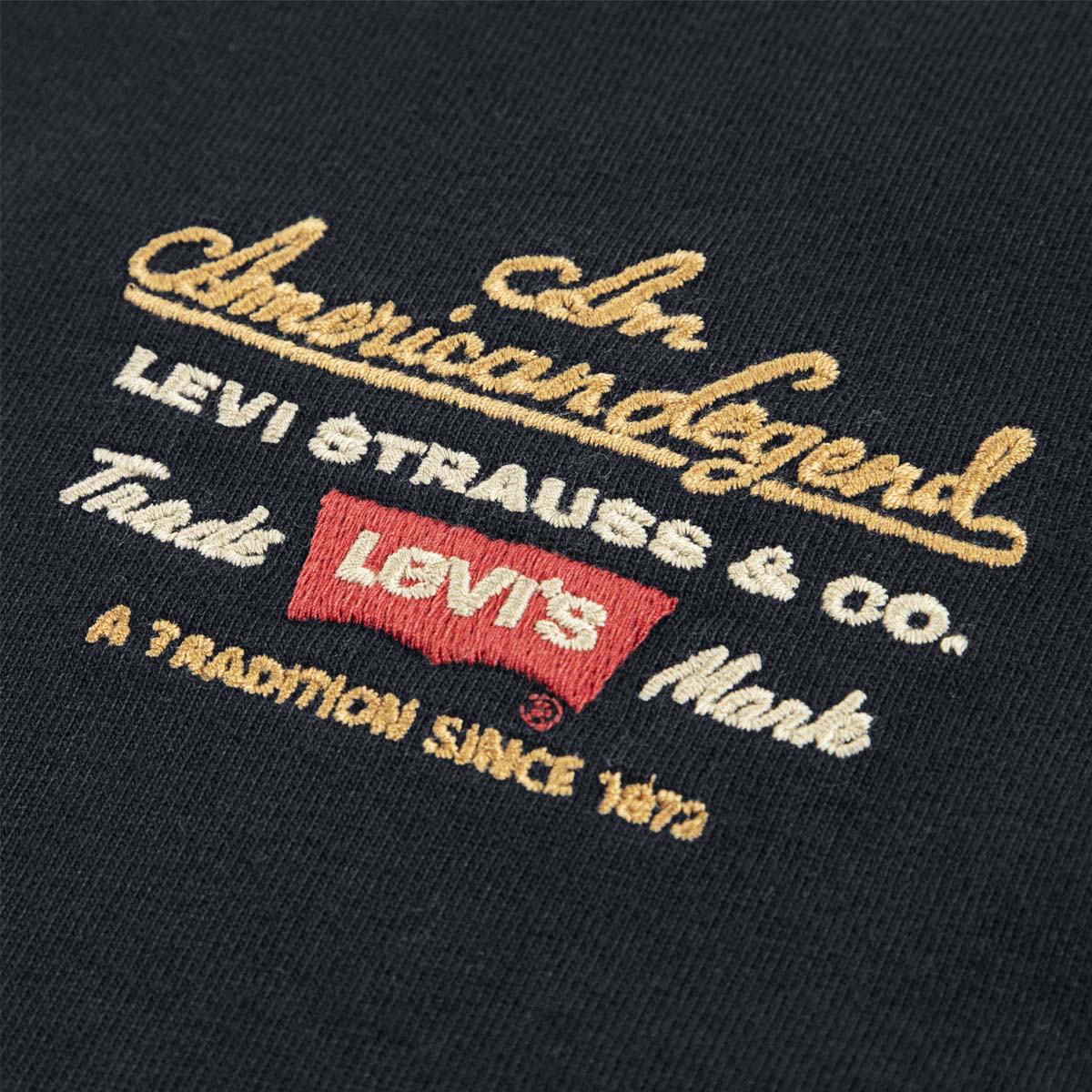 Playera Manga Larga Negra Levi's para Ni&ntilde;o image number null