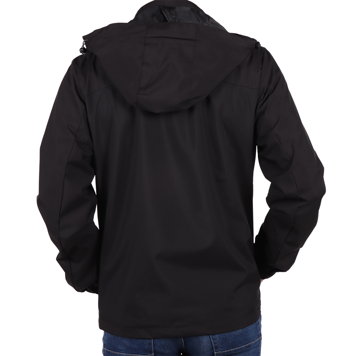 Chamarra Ligera con Capucha y Bolsillos Generra para Hombre image number null