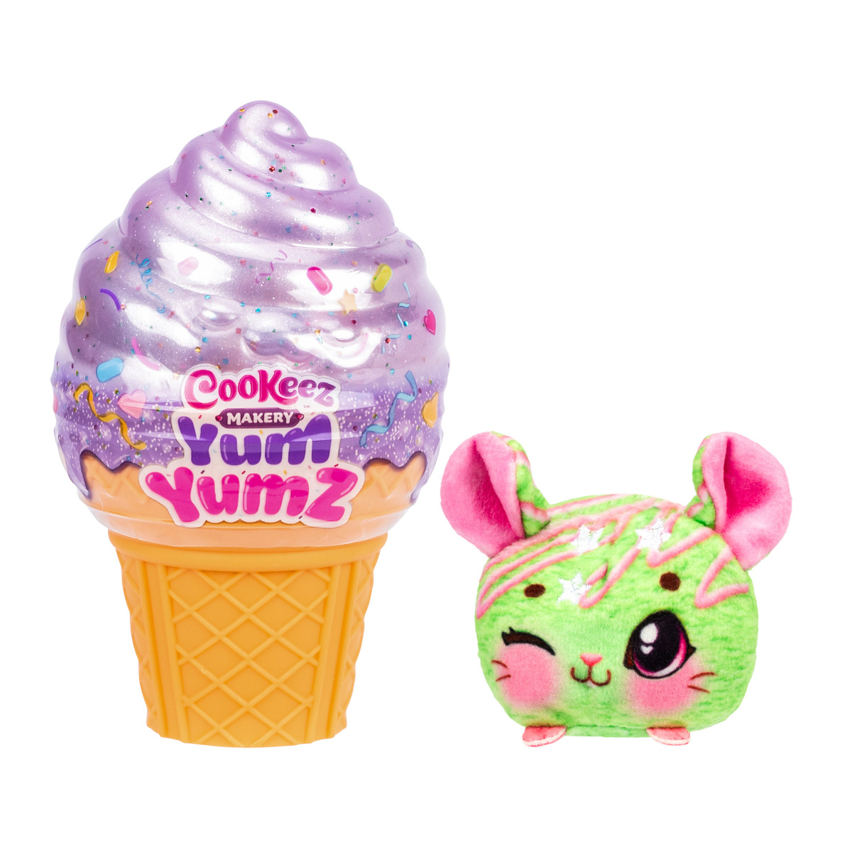 Peluche Cookeez Makery Yum Yumz Helado Bandai image number null
