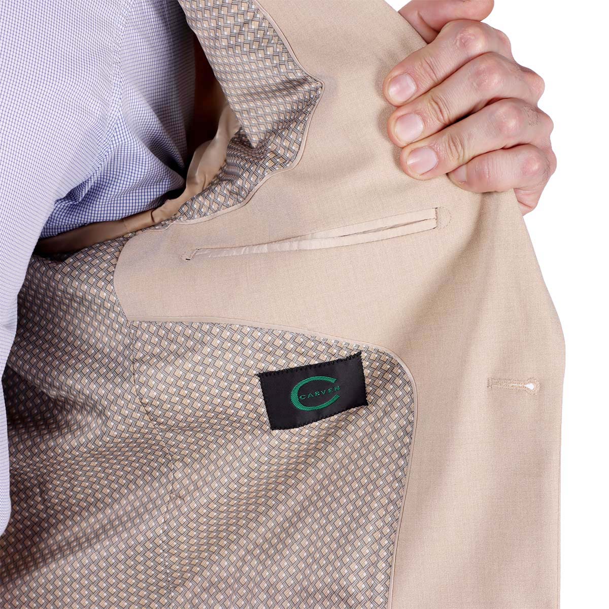 Traje Regular Fit Elegante Carven para Hombre image number null
