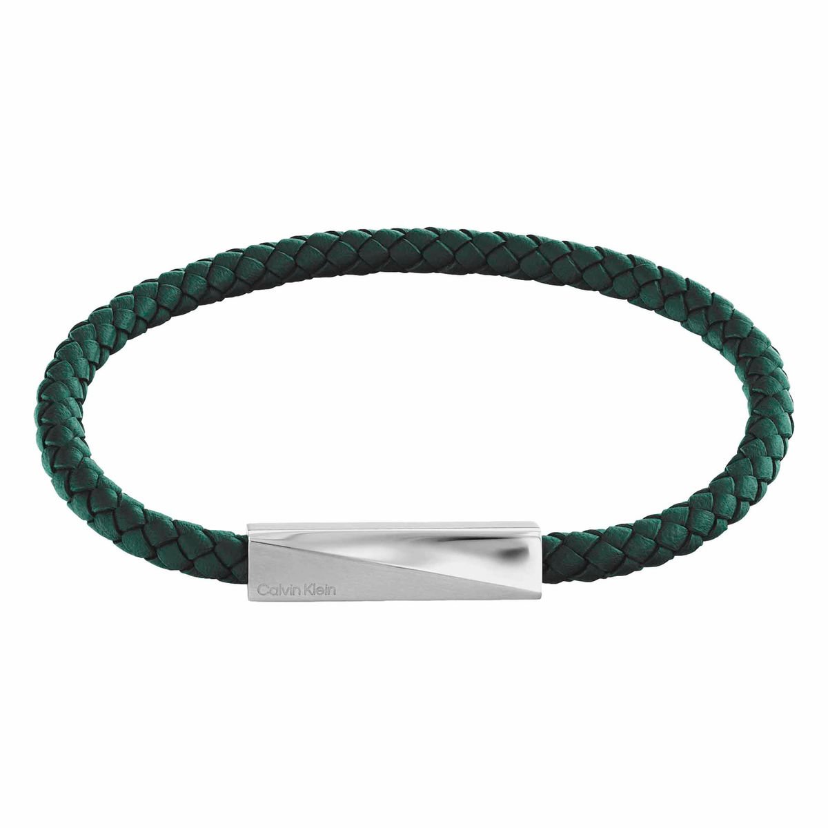 Pulsera Trenzada Iconic Id Piel para Hombre image number null