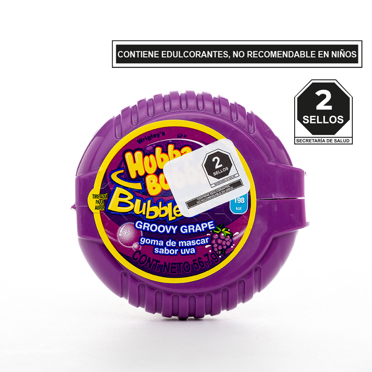 Goma De Mascar Hubba Bubba Uva 56.7 g image number null