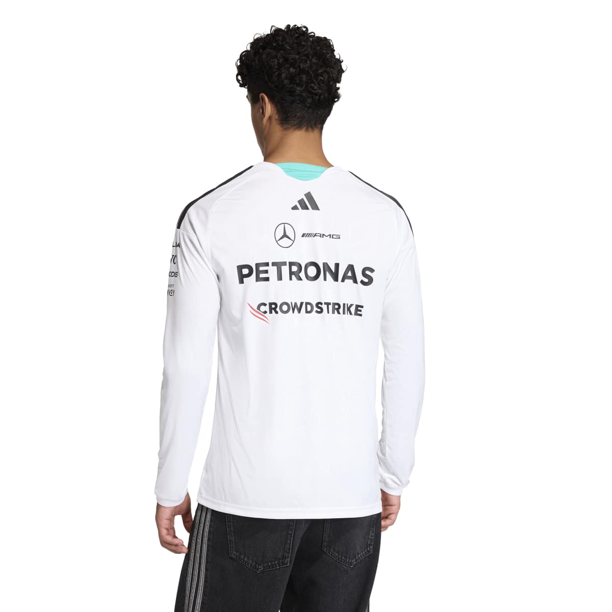 Playera Blanca Adidas con Dise&ntilde;o Mercedes - AMG Petronas Formula 1 Team para Hombre image number null