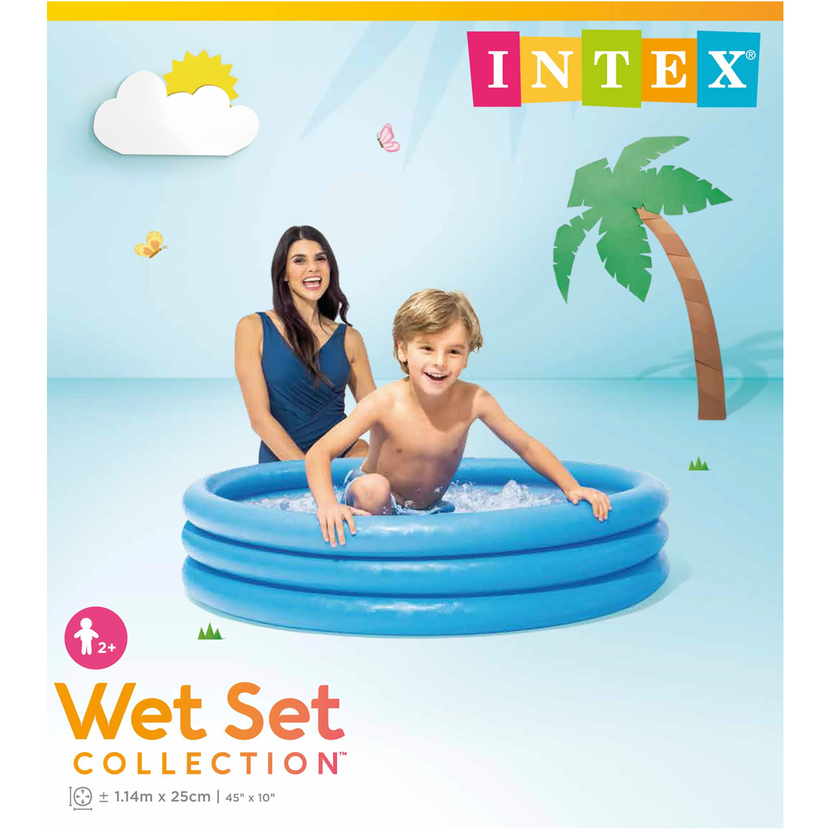 Piscina Inflable Azul Intex image number null