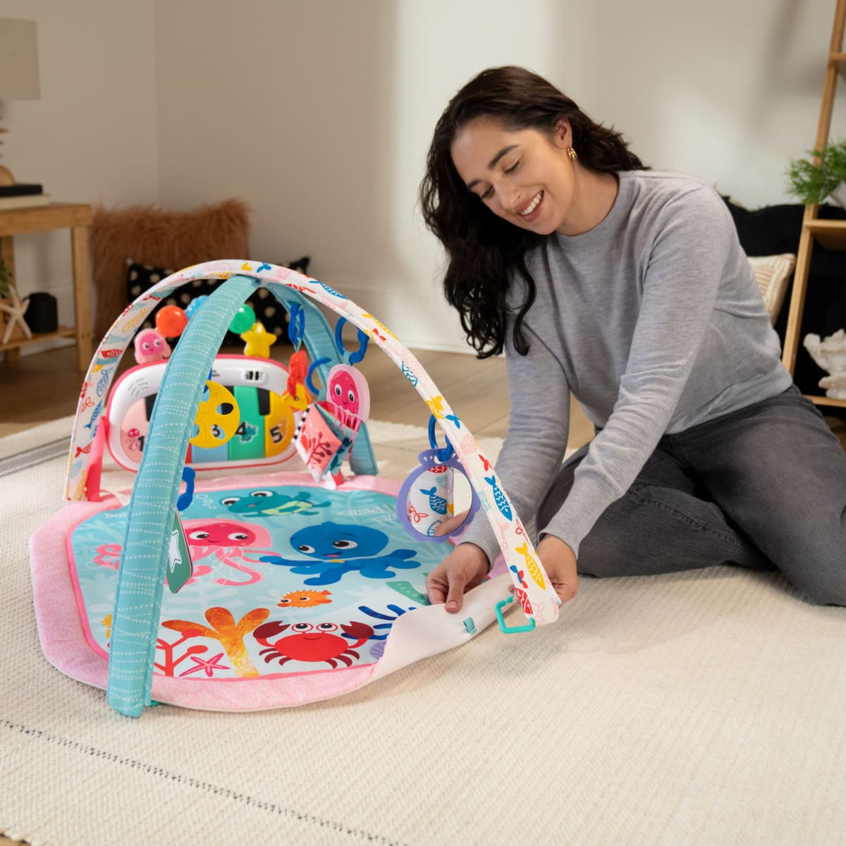Gimnasio Musical 4 En 1 Rosa Baby Einstein image number null