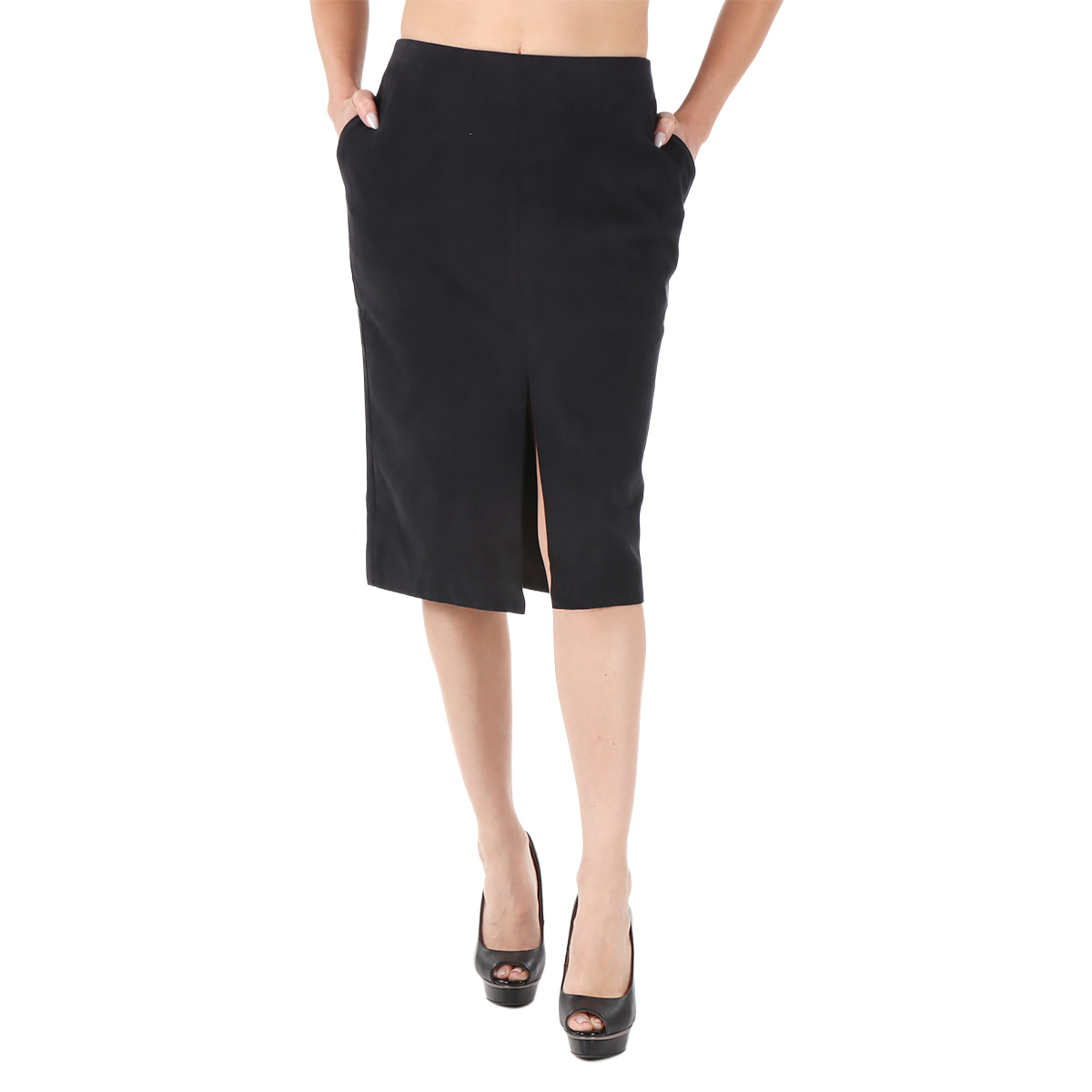 Falda Midi Elegante y Vers&aacute;til Lifestyler para Mujer image number null