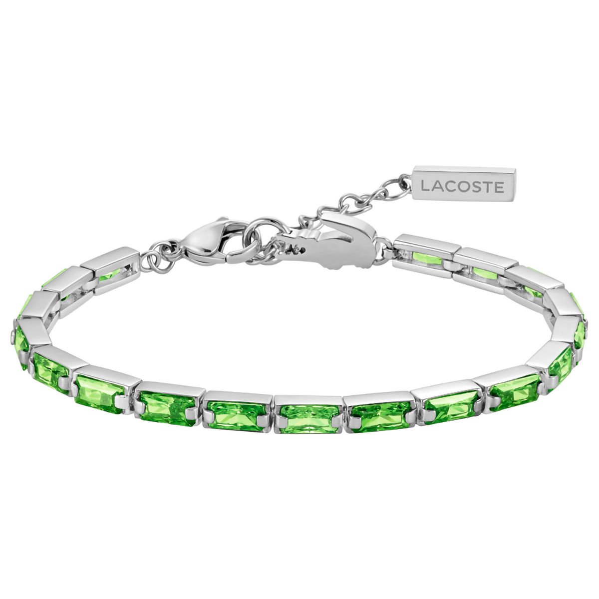 Pulsera Cristales Mujer Duchess 22 Acero Plateado image number null
