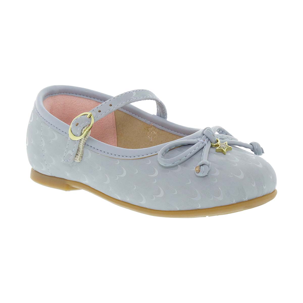 Zapato con Hebilla Molekinha Azul Apicaci&oacute;n para Ni&ntilde;a image number null