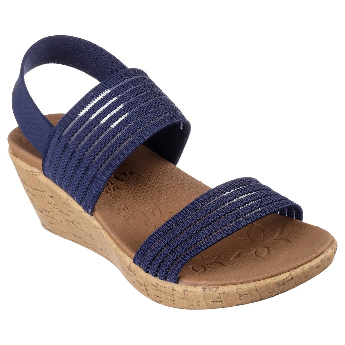Sandalia Skechers Cali Beverlee Sheer Luck Azul Marino para Mujer image number null