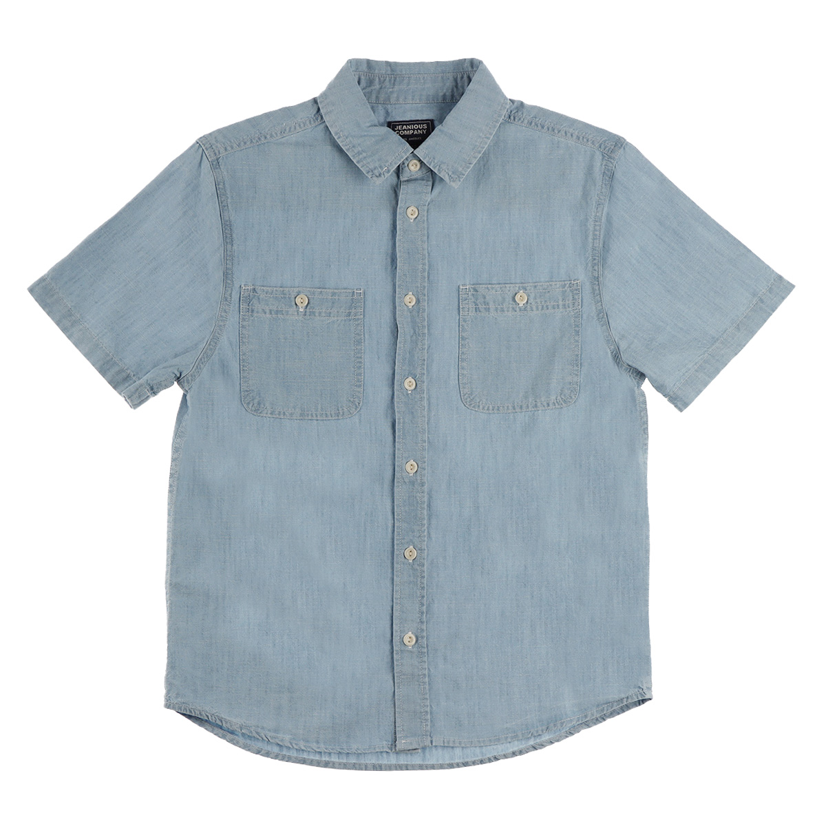 Camisa Manga Corta Bolsillos Frontales Jeanious para Ni&ntilde;o image number null