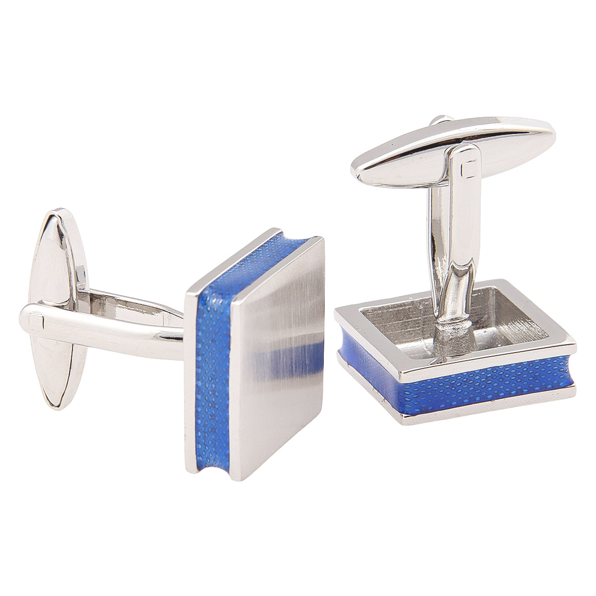 Mancuernillas Cuadradas Plata Carlo Corinto para Hombre image number null