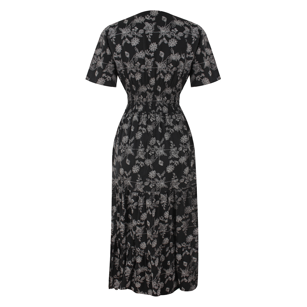 Vestido midi estampado mini floral para Mujer Petite JUST BY BASEL image number null