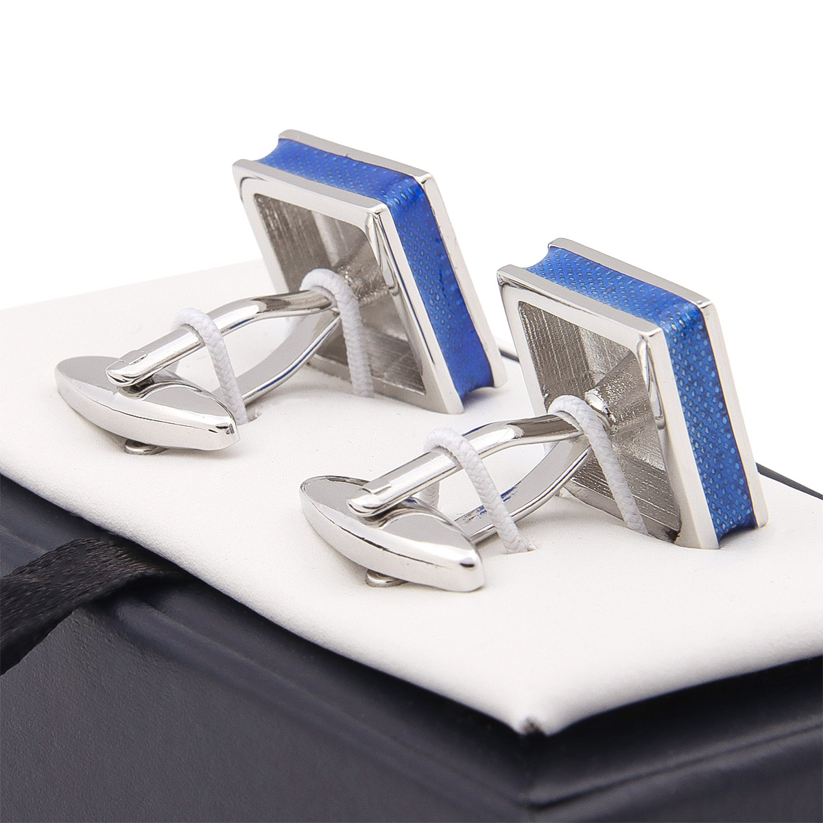 Mancuernillas Cuadradas Plata Carlo Corinto para Hombre image number null