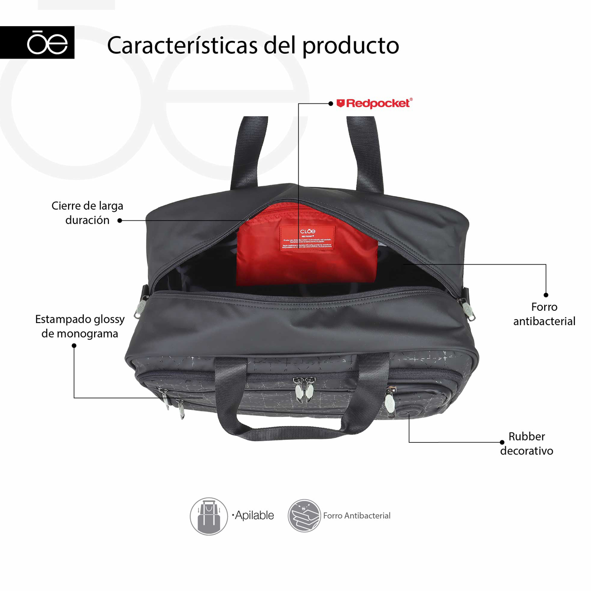Duffle Bag Cloe SS Ruel III Fango image number null