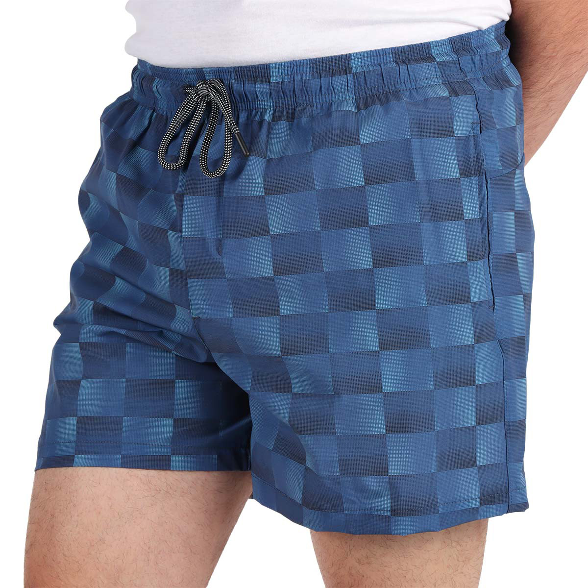 Traje de Ba&ntilde;o Estampado Cuadros Jeanious Hombre image number null