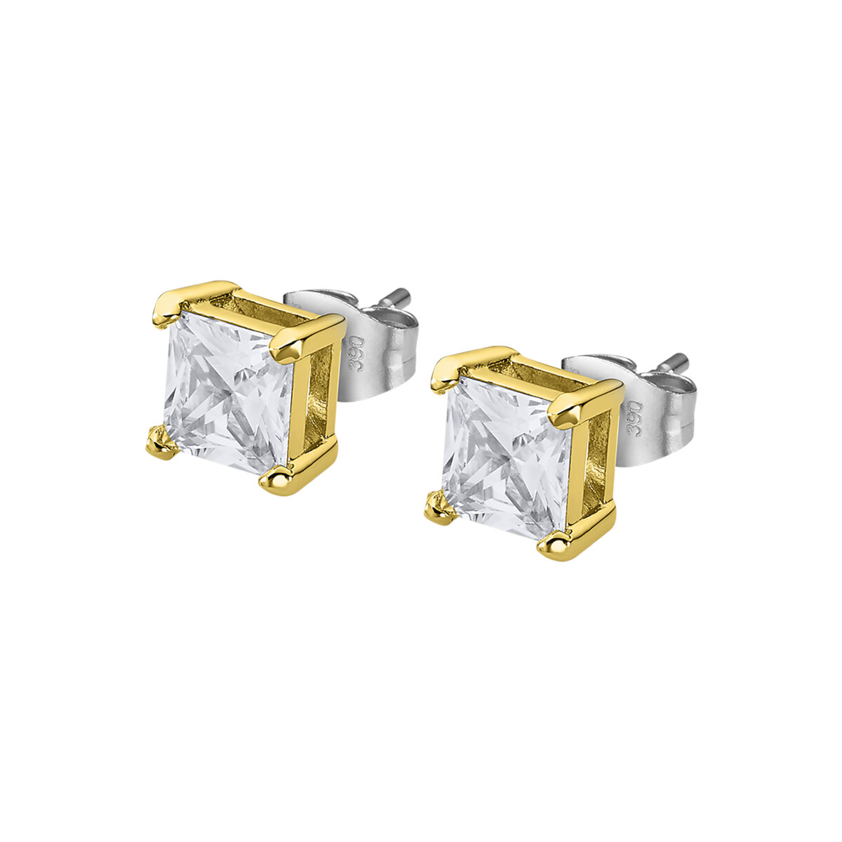 Aretes Acero Inoxidable Brillante Lotus Style para Hombre image number null
